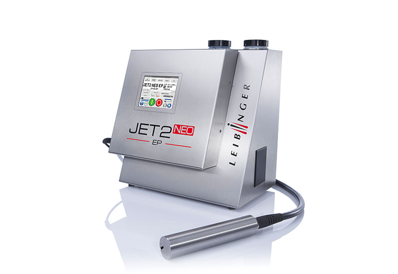 دستگاه جت پرینتر صنعتی لایبینگر آلمان مدل jet2neo EP با کیفیت بالای چاپ بر روی محصول